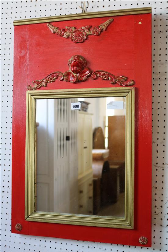 Painted frame mirror